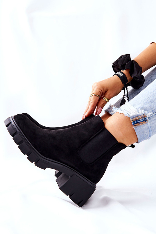 Izolované vysoké podpätky čierna šialená