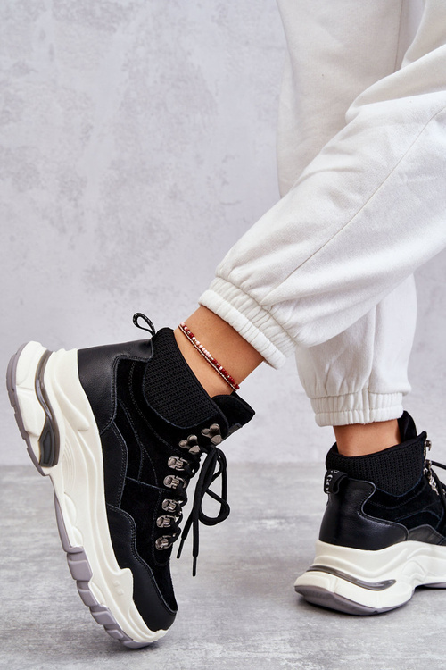 Dámská vysoká sportovní obuv GOE KK2N4098 Černe