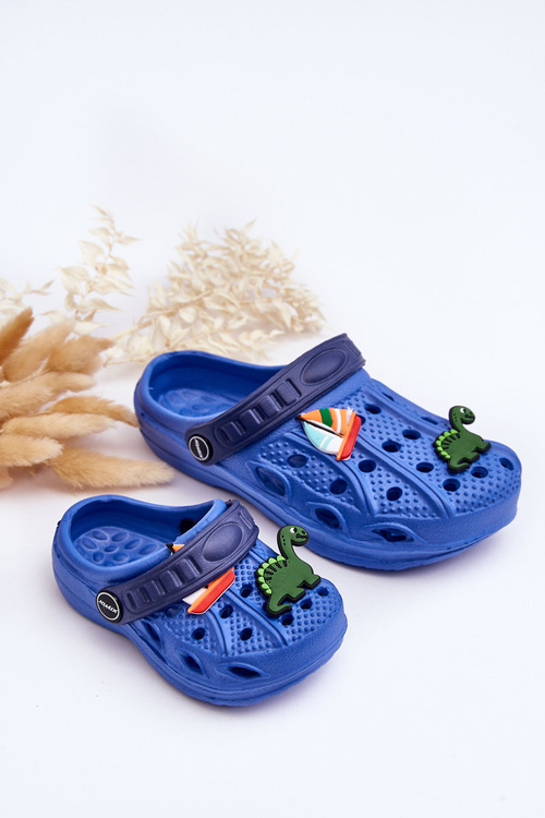 Dětské pěnové lehké sandály Crocs Modre Sweets