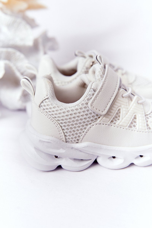 Dětské Tenisky S LED Svítící Podrážkou Bílé So Cool!