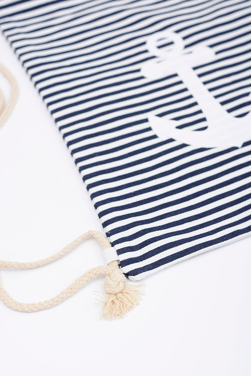 Dámska námorná taška Navy Blue Beach taška