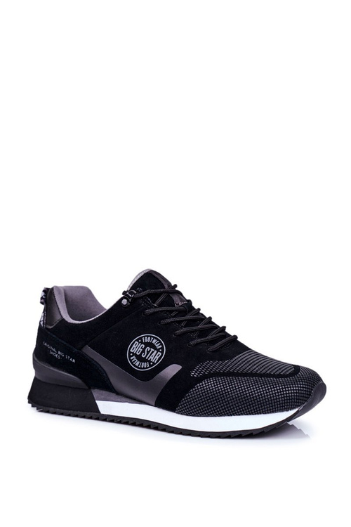 Pánske športové topánky tenisky Big Star Black GG174548