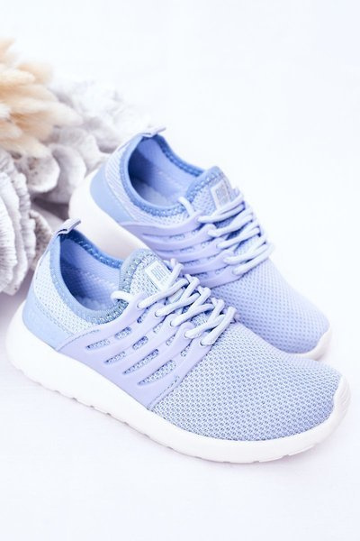 Dětské Sportovní Obuv Sneakersy Big Star HH374214 Světle Modré