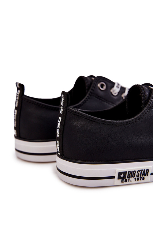 Pánske kožené tenisky Big Star KK174047 čierna