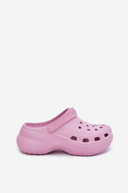 Dámske Penové Šľapky Na Masívnej Podošve Big Star RR274A120 Ružové