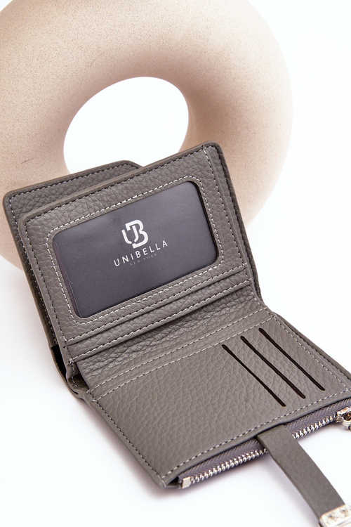 Dámská peněženka z ekokože šedá Lazara