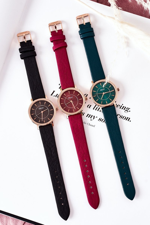 Sledujte kožený remienok bez niklu ernest čiernej