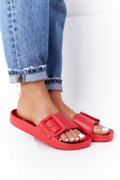 Dámské Nazouváky Big Star FF274A385 červené