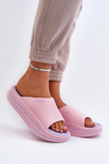 Dámska módna veľká hviezda LL274A157 Svetlo ružová flip -flops