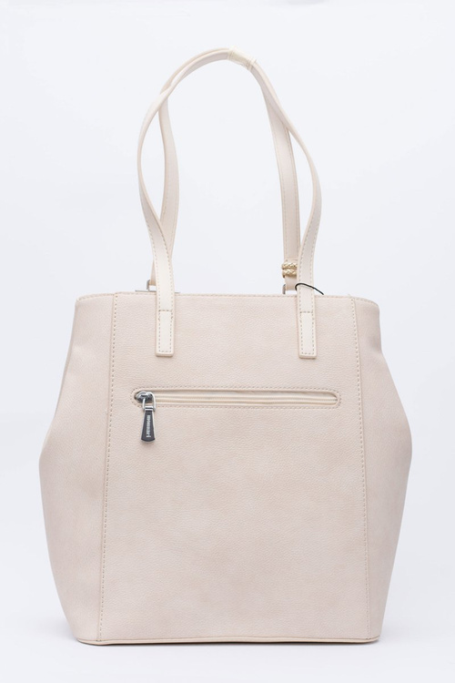 Women Beige Bag Shopper Monnari Sack