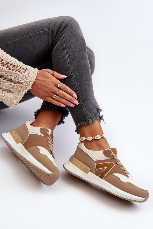 Dámske Tenisky Z Eko Kože Hnedé Vinelli