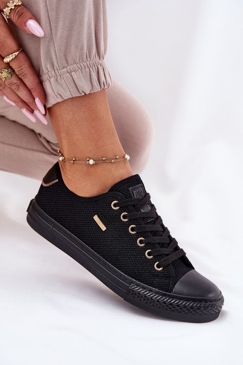 Dámské Textilní Tenisky Big Star RR274765 Černé