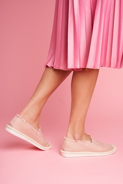 Dámské Espadrilky Růžové Flaure