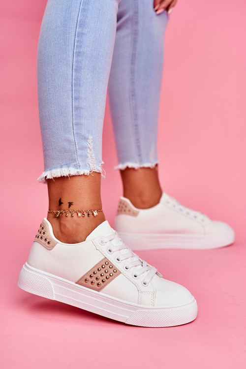 Dámská Sportovní Obuv Bílá a zelená Bands