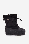 Zateplené dětské sněhule na zip Big Star OO374073 Černé