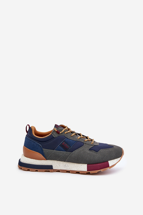 Zateplené pánské sneakersy Lee Cooper LCJ-24-03-3006 Šedé