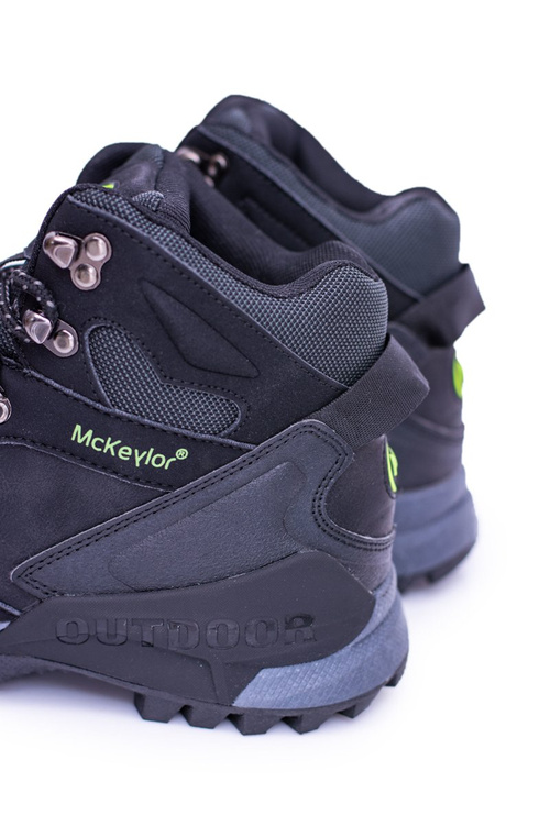 Černá pánská trekkingová obuv s polar fleece Padava