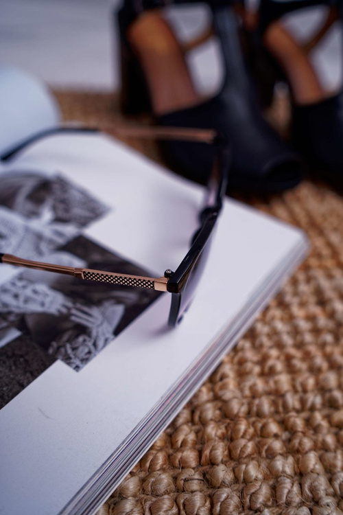 Prius PR-V33 čierne priehľadné slnečné okuliare