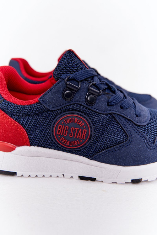 Dětské Sportovní Obuv Memory Foam Big Star HH374175 Tmavě Modré