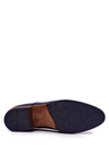 Elegantné kožené topánky Bednarek 684 Navy modrá