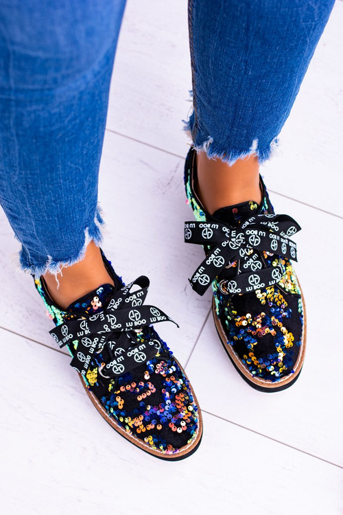 Lu Boo vícebarevný semišove dámské boty Moonlight