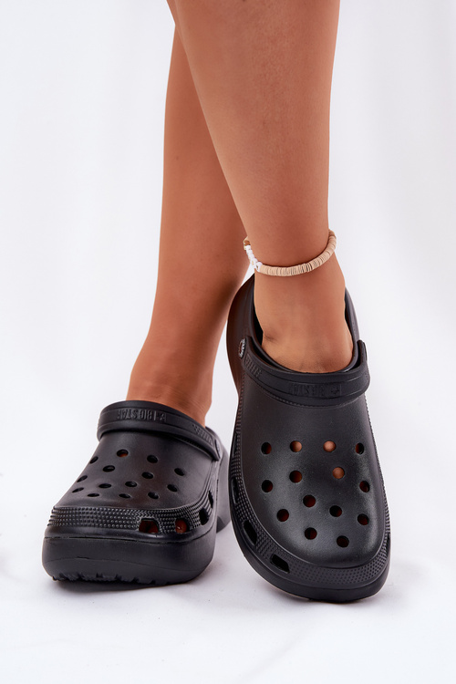 Pěnové Dámské Sandály Na Masivní Podešvi Big Star RR274A118 Černé