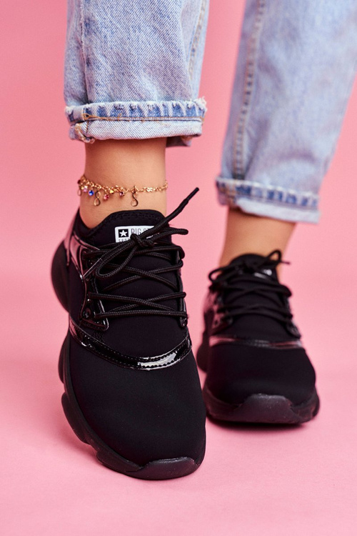 Dámska pamäťová pena Veľká hviezda FF274932 Čierna pamäťová topánky