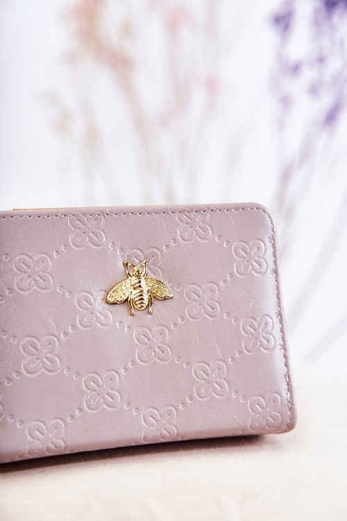 Dámska malá peňaženka s dekoráciou Gray Sanchos