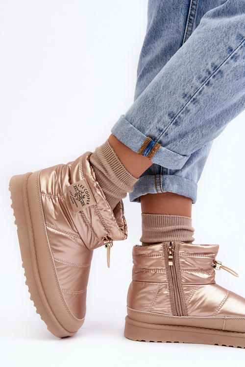 Ženské izolované snehové topánky Lee Cooper LCJ-23-44-1965L BEIGE