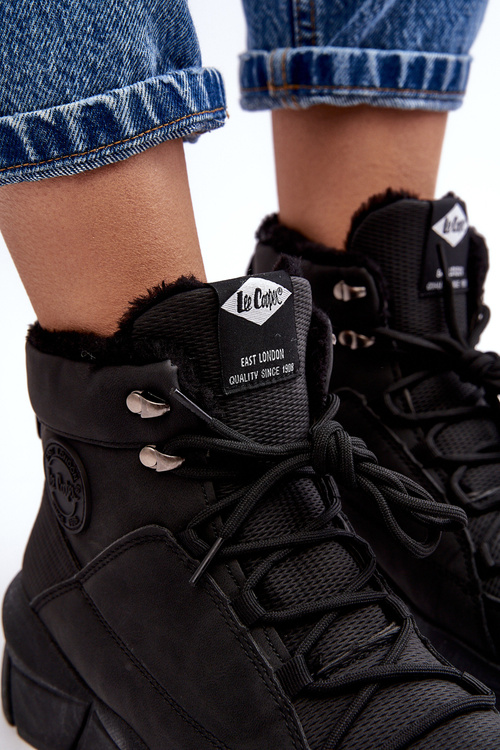Dámské zateplené boty na platformě Lee Cooper LCJ-23-44-1979L Černé