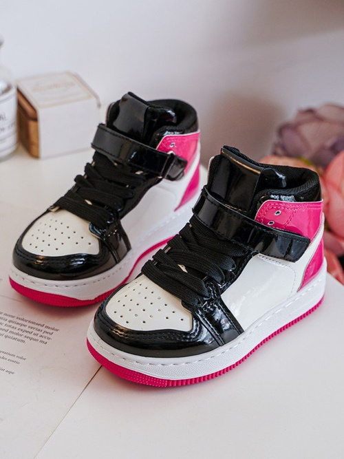 Detské športové topánky pre deti ružové a biele mlynár