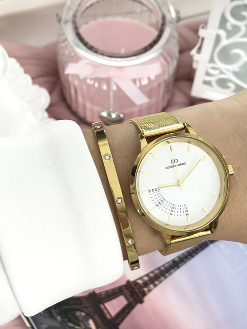 Dámske hodinky Giorgio &; Dario Panna Golden