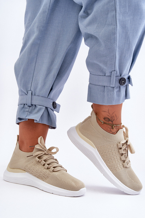 Klasické Dámské Sportovní Boty Bežové Nikilla