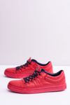 Pánské kožené boty Sneakers červené Torres