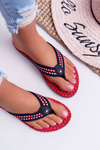 Ženské flip -flops Big Star DD274A252 červená