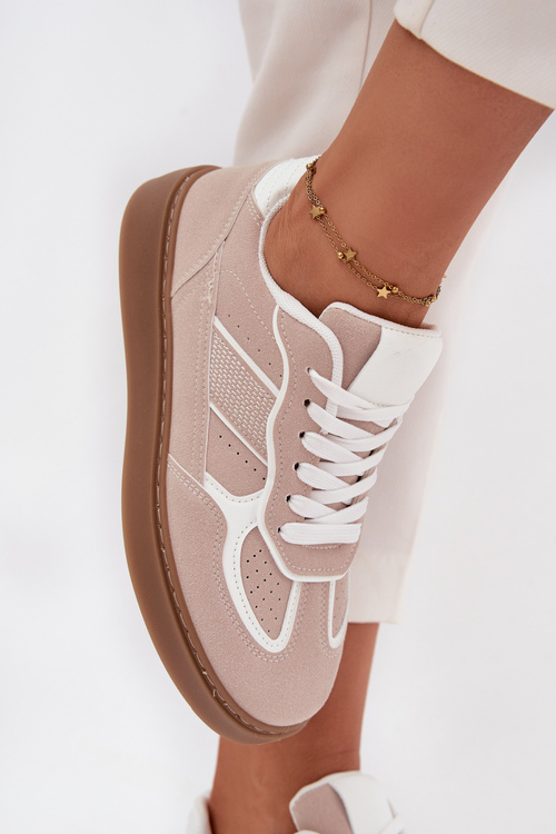 Nízke dámske tenisky Béžové Brenelle