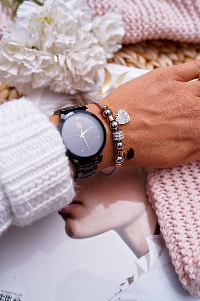 Dámský náramek srdce růžové zlato Menrol