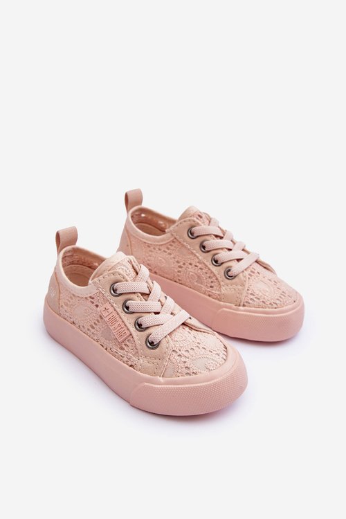 Veľká hviezda JJ374130 Nude Openwork Sneakers