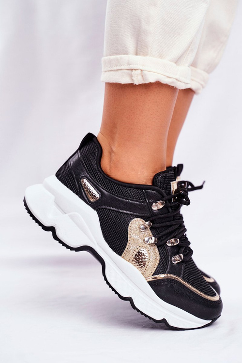 Dámská Sportovní Obuv Černé Zlaté Beijing