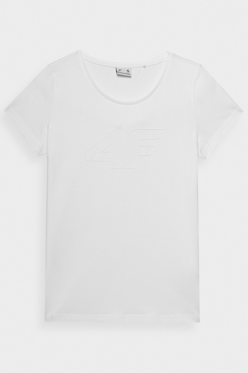 Dámske Tričko S Potlačou 4F Biele 4FWMM00TTSHF1846-10S