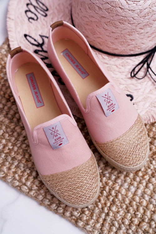 Dámské Espadrilky Cross Jeans růžové DD2R4048