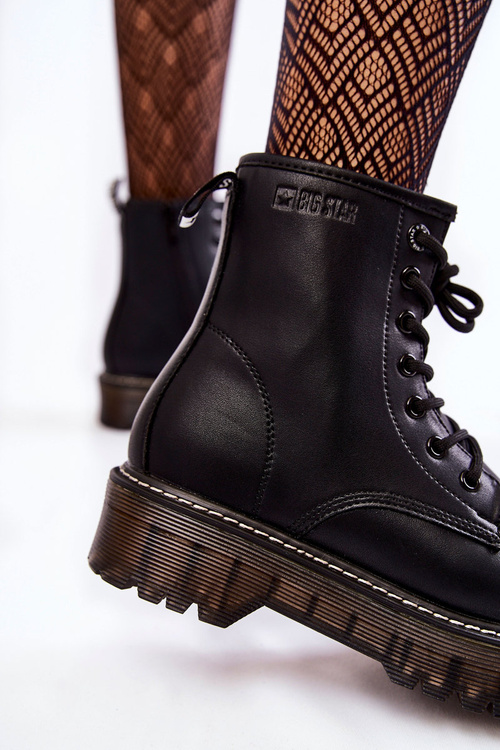 Dámska veľká hviezda KK274537 Čierne topánky