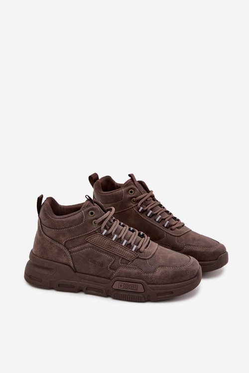 Pánske Tenisky Big Star SS174283 HI-POLY SYSTEM Tmavo Hnedé