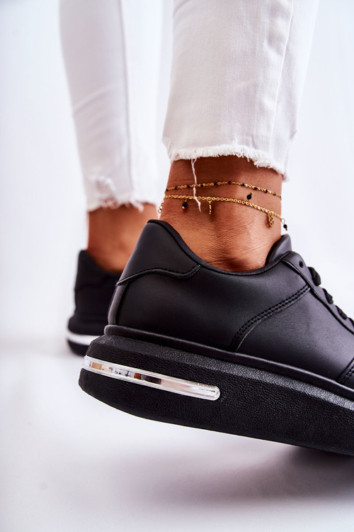 Klasické kožené športové topánky čierne Jennys