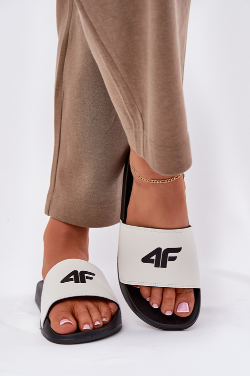 Dámske Šľapky 4F 4FRMM00FSLIF010-10S Biely