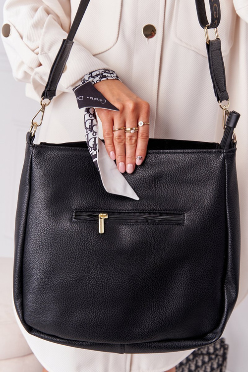 Laura Biaggi Black Black Batga Batga Bag