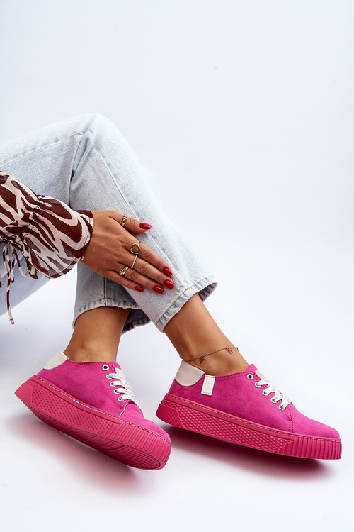 Dámské tenisky MEMORY FOAM SYSTEM BIG STAR NN276004 Fuksie