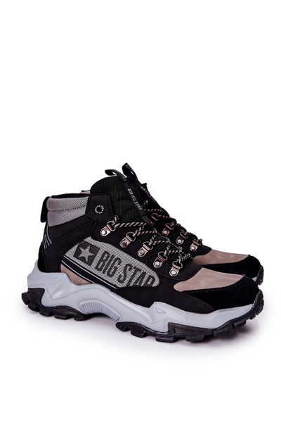 Pánské Trekové Boty Big Star II174203 Černošedá