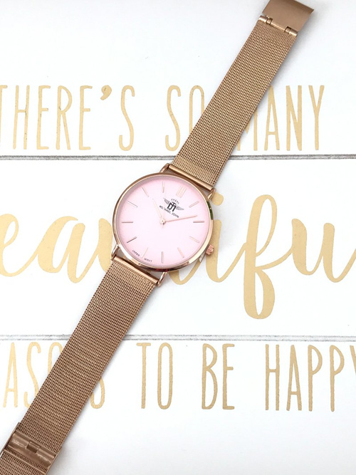 Dámské Hodinky Michael John Florence Pink Display 40mm