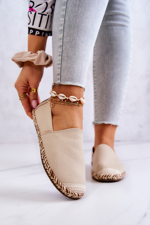 Nazouvací espadrilky Big Star JJ274899 Béžová